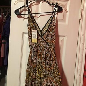 Yellow pattern jumpsuit